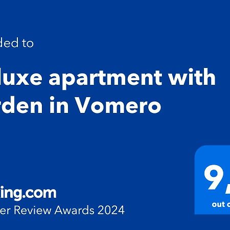 Deluxe Apartment With Garden In Vomero Naples Exterior photo